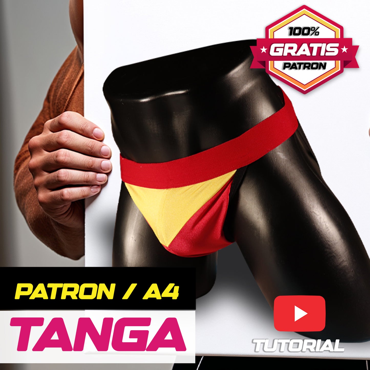 PATRÓN GRATIS – JOCKSTRAP PARA HOMBRE | PDF A4