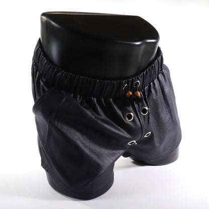 Mini - Short en Simili-Cuir Noir
Mini short en simili-cuir noir avec côtés ouverts, créé par Omar Enrique Paris – mode masculine audacieuse et vêtements sportifs fetish.
Keywords: short simili cuir homme, short fetish, Omar Enrique Paris