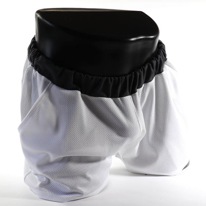 Mini - Short  -  Transparent – Noir - gris - blanc - jaune
Mini short de sport transparent noir avec design contrasté, créé par Omar Enrique Paris – mode masculine, vêtements sportifs et style audacieux.
Keywords: short sport homme, short transparent, mode masculine, Omar Enrique Paris