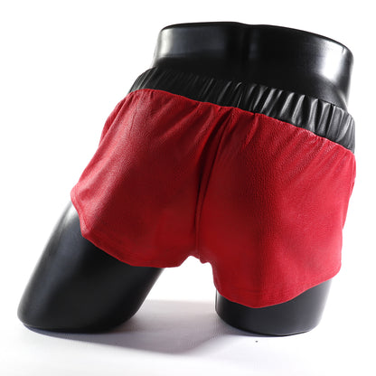 Mini - Short en Simili-Cuir Noir
Mini short en simili-cuir noir avec côtés ouverts, créé par Omar Enrique Paris – mode masculine audacieuse et vêtements sportifs fetish.
Keywords: short simili cuir homme, short fetish, Omar Enrique Paris