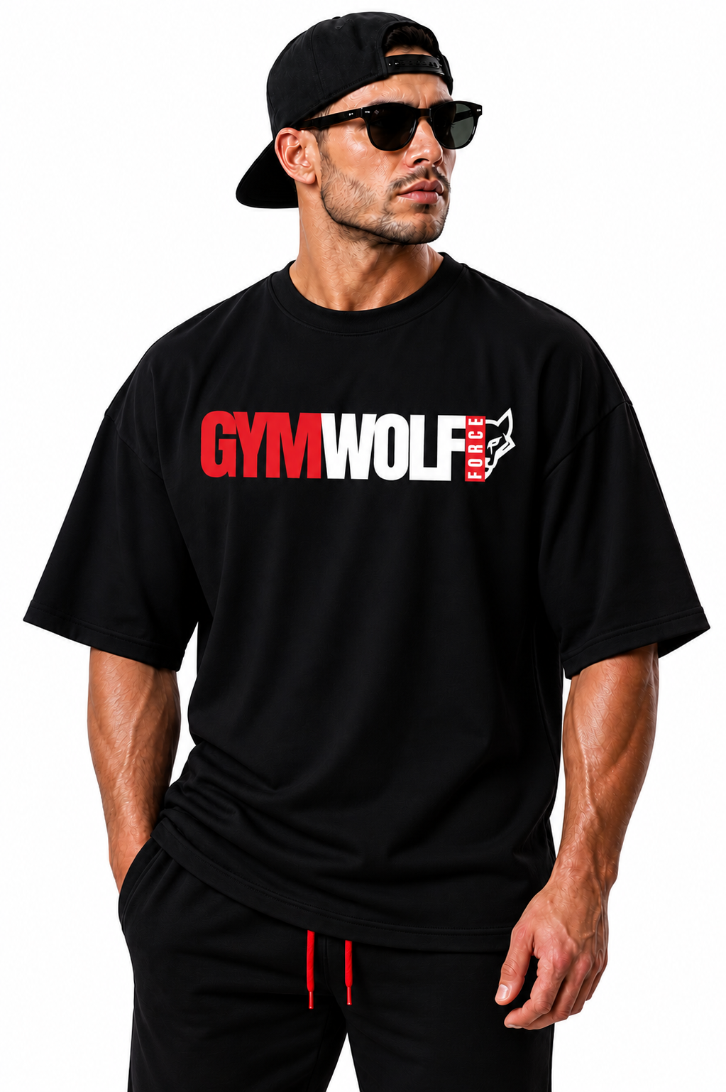 T-SHIRT OVERSIZE GYMWOLFFORCE