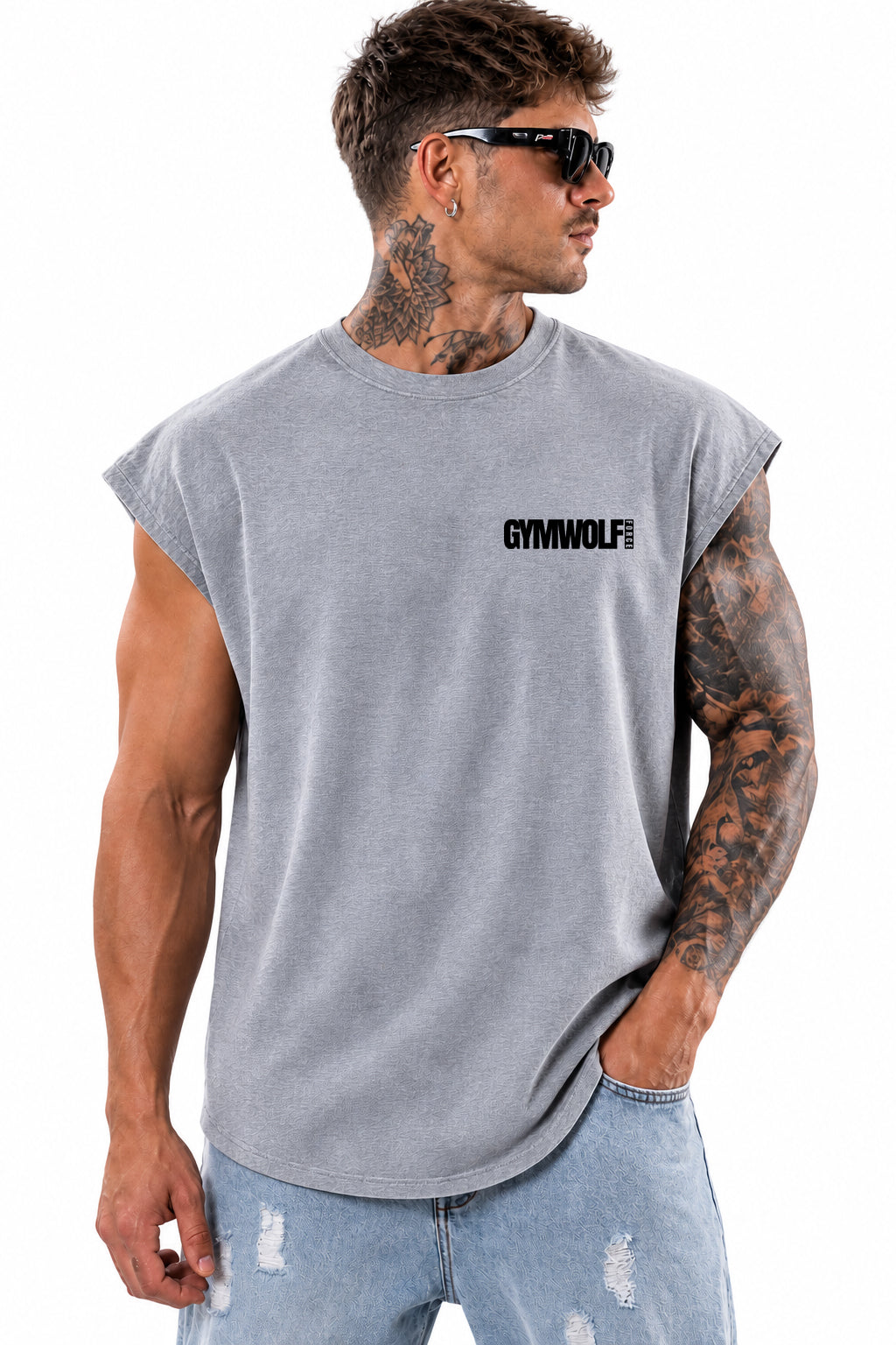 DÉBARDEUR OVERSIZE GYMWOLFFORCE  – WOLF02