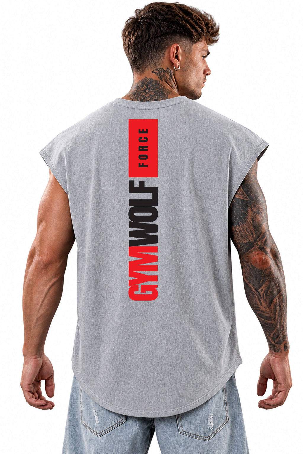 DÉBARDEUR OVERSIZE GYMWOLFFORCE  – WOLF02
