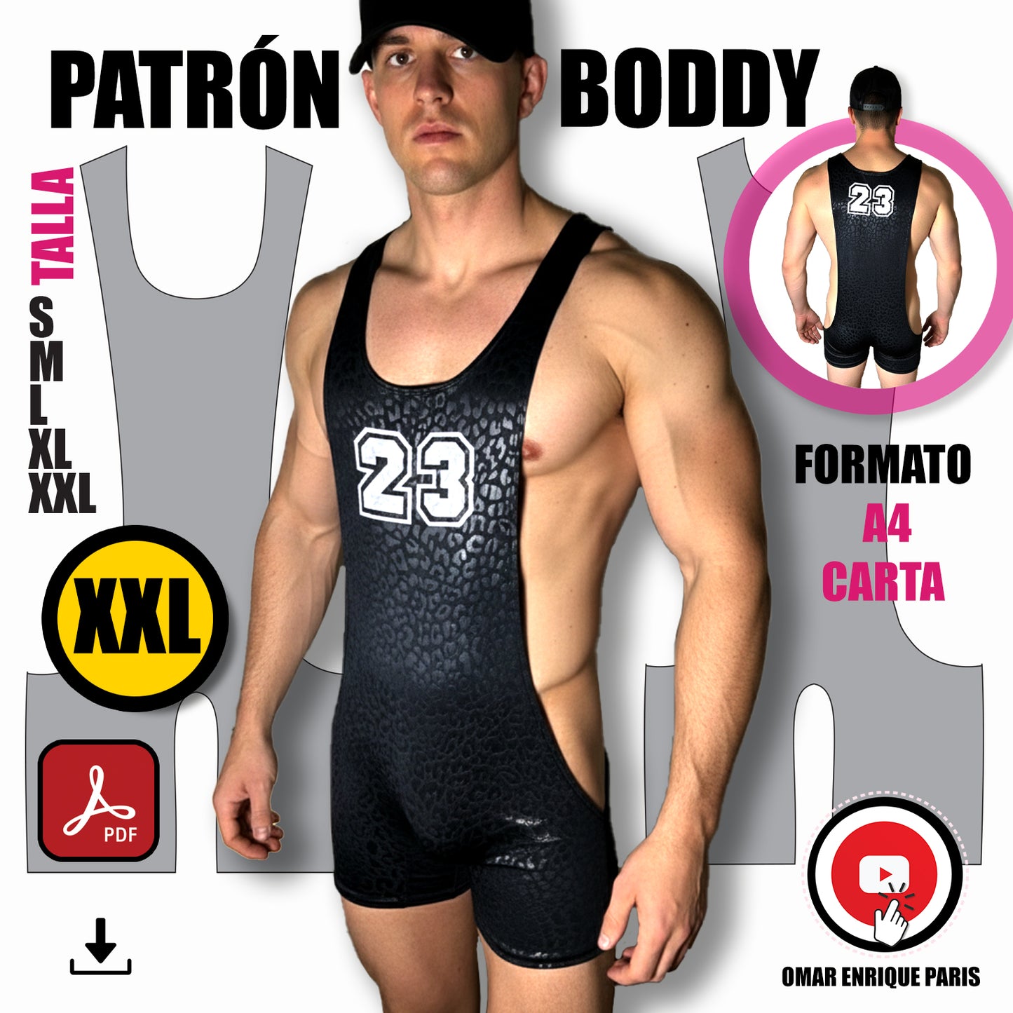 PATRON BODDY TALLA XXL – PDF Descargable
