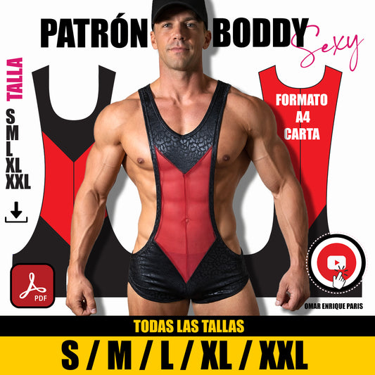 PATRON BODDY SEXY - TODAS LAS TALLAS /S/M/L/XL/XXL – PDF Descargable