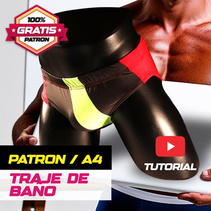 PATRÓN PDF A4 TRAJE DE BAÑO | GRATIS CON CÓDIGO