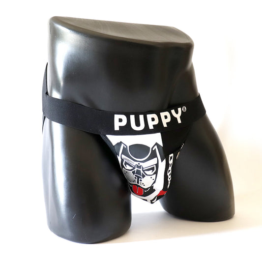 Jockstrap Puppy – Édition Spéciale
Jockstrap Puppy en coton élastique noir avec poche intégrée, conçu par Omar Enrique Paris – sous-vêtements masculins sportifs et fetish.
Keywords: jockstrap homme, jockstrap puppy, sous-vêtements fetish, Omar Enrique Paris