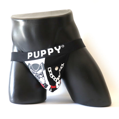 Jockstrap Puppy – Édition Spéciale
Jockstrap Puppy en coton élastique noir avec poche intégrée, conçu par Omar Enrique Paris – sous-vêtements masculins sportifs et fetish.
Keywords: jockstrap homme, jockstrap puppy, sous-vêtements fetish, Omar Enrique Paris