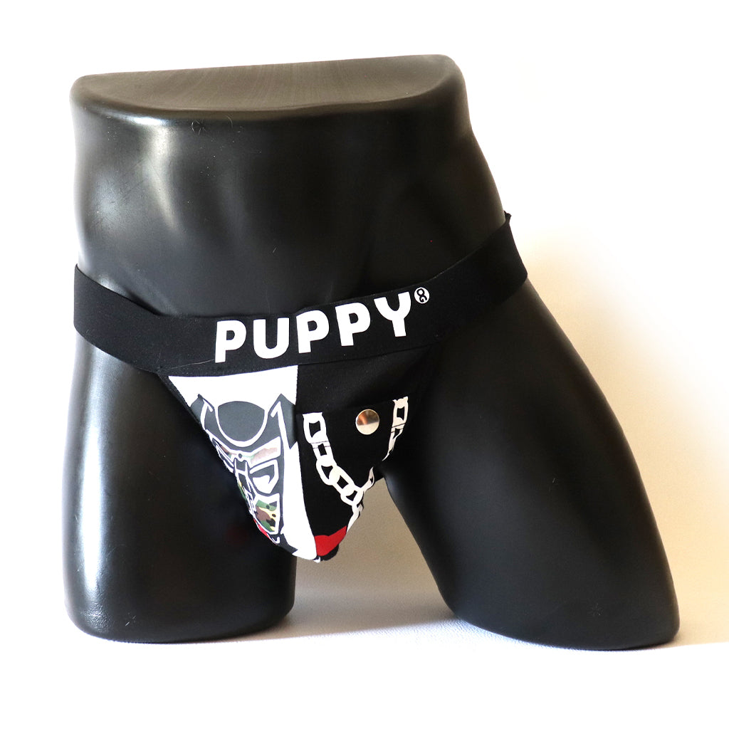 Jockstrap Puppy – Édition Spéciale
Jockstrap Puppy en coton élastique noir avec poche intégrée, conçu par Omar Enrique Paris – sous-vêtements masculins sportifs et fetish.
Keywords: jockstrap homme, jockstrap puppy, sous-vêtements fetish, Omar Enrique Paris