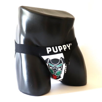 Jockstrap Puppy – Édition Spéciale
Jockstrap Puppy en coton élastique noir avec poche intégrée, conçu par Omar Enrique Paris – sous-vêtements masculins sportifs et fetish.
Keywords: jockstrap homme, jockstrap puppy, sous-vêtements fetish, Omar Enrique Paris