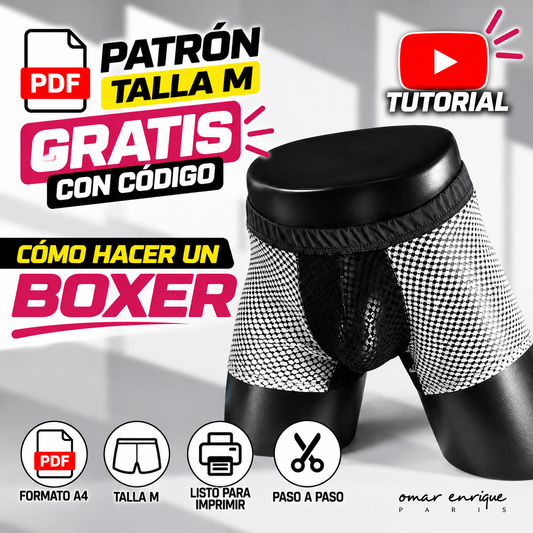 PATRÓN PDF A4 BOXER | GRATIS CON CÓDIGO