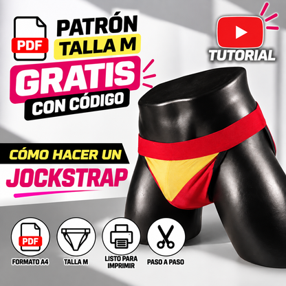 PATRÓN GRATIS – JOCKSTRAP PARA HOMBRE | PDF A4