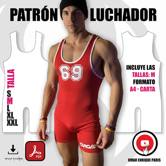 PATRON LUCHADOR TALLA M – PDF Descargable