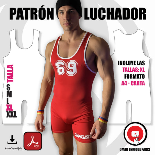 PATRON LUCHADOR TALLA XL – PDF Descargable