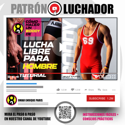 PATRON LUCHADOR TALLA L – PDF Descargable