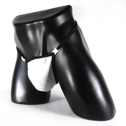 STRING TRANSPARENT – BLANC